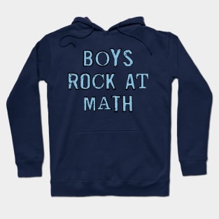 Boys Rock At Math Hoodie